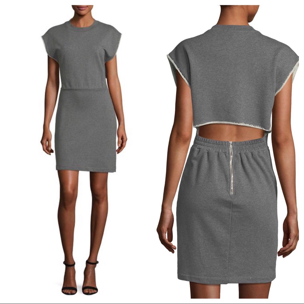 Alexander Wang French Terry Cinch Waist Dress NWT